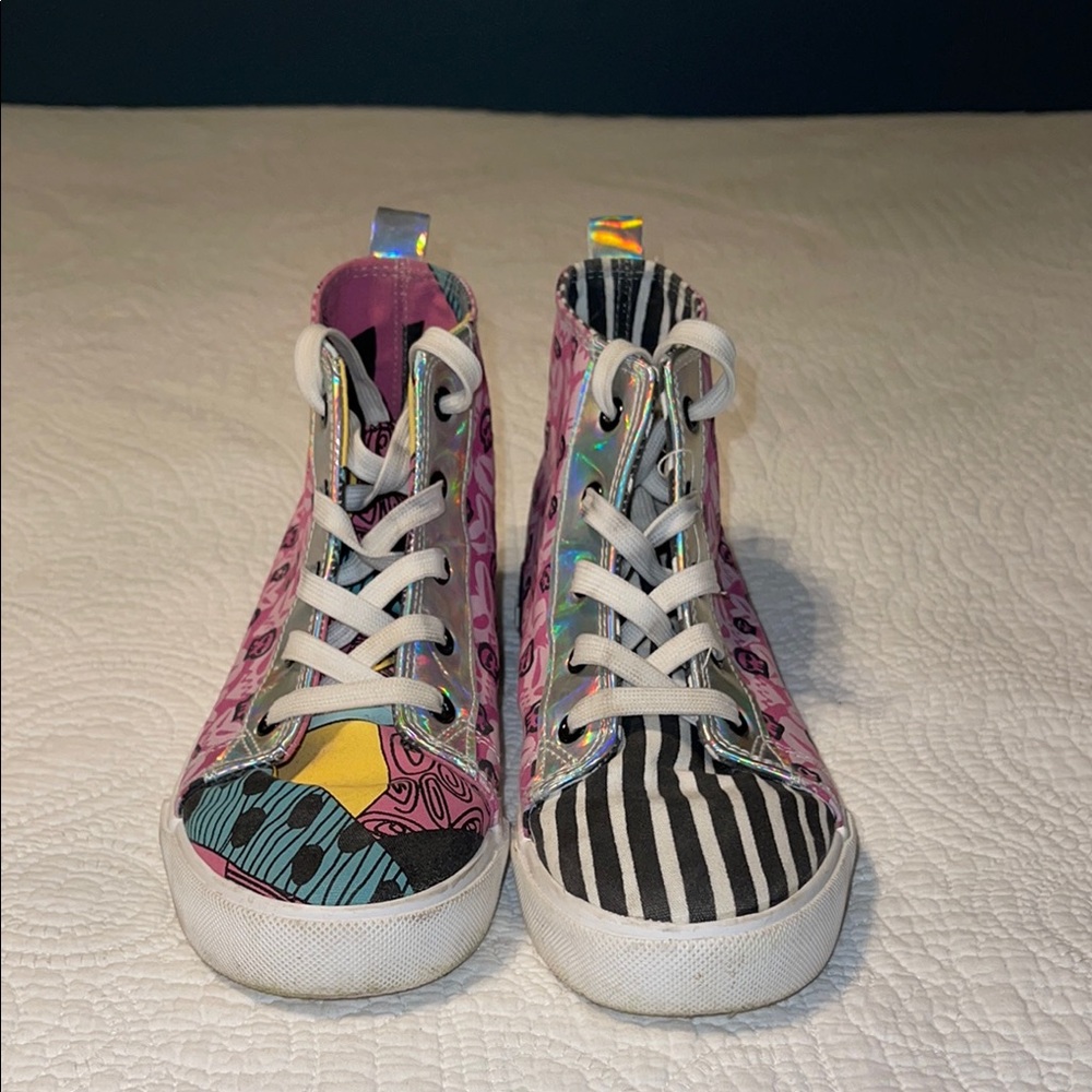 Colorful Kids High-Top Sneakers
